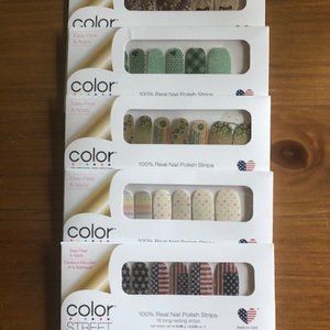 5 Sets Color Street Nails  (Holidays)